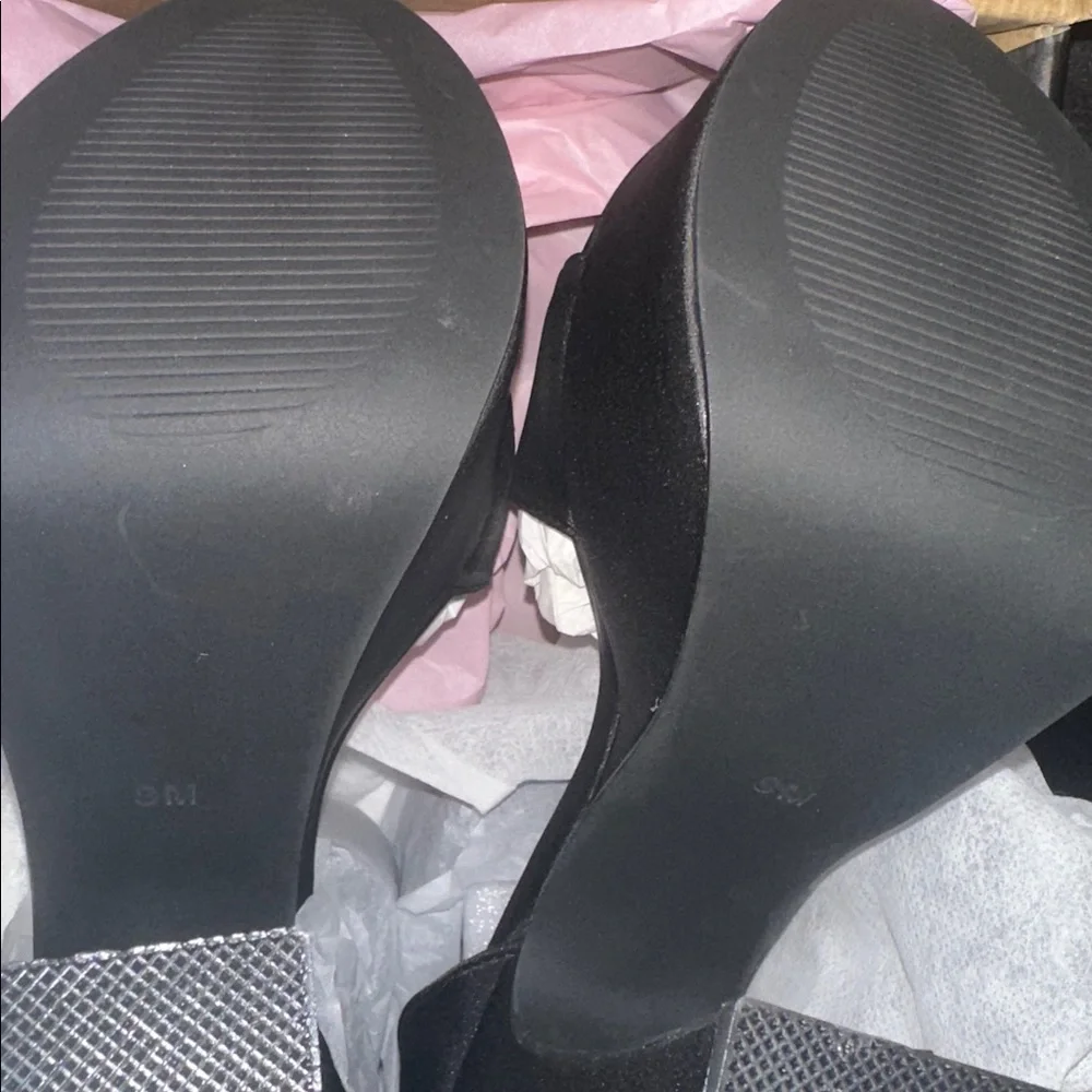 Trickz n Treatz HOLY REVELATION PLATFORM HEELS - CLOWN